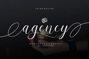Agency Script Font for Elegant Business Branding