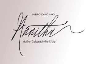 Annitha Font Review: Elegant Script for Designers