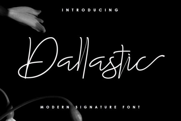 Dallastic Script Font for Clear Campaign Design
