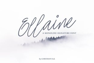 Ellaine Script Font for Handmade Brands