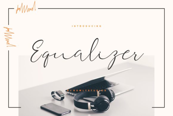 Equalizer Script Typeface for Chic Branding