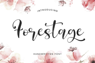 Forestage: The Handwritten Font for Authentic Branding