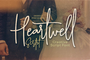 Heartwell Script Font for Handmade Branding