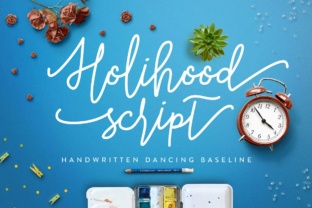 Holihood Script Font for Handmade Branding