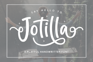 Jotilla Script Font for Elegant Handmade Designs