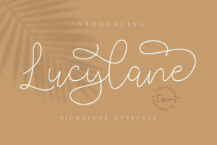 Lucylane Font for Modern Web Design