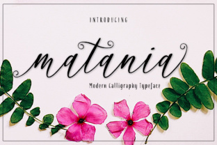 Matania Script Font for Small Business Branding