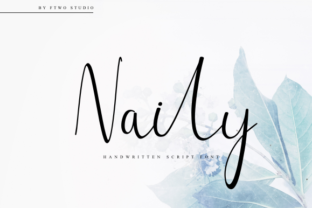 Naily: An Elegant Script Handwritten Font for Editorial Design