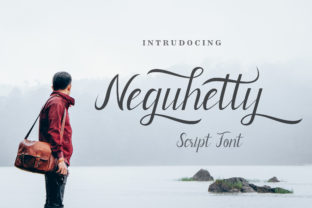 Neguhetty Script Typeface for Digital Design