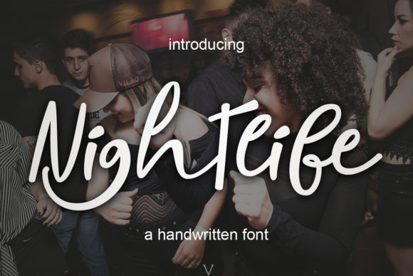 Nightlife Font: A Modern Script for Editorial Design