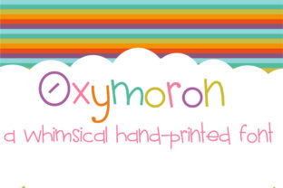 Oxymoron Font: Elevate Your Brand with Whimsical Script Handwritten Style