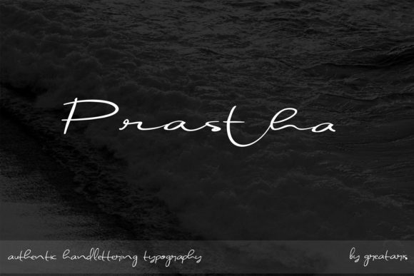 Prastha: The Handwritten Typeface for Authentic Branding