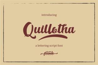 Quillotha Script: A Premium Typeface for Digital Design