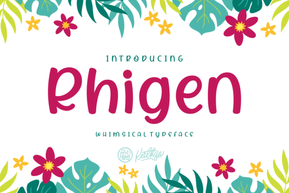 Rhigen Script Font for Playful Web Design