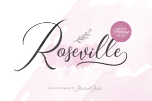 Roseville Script Font for Luxury Branding