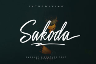 Sakodota Font: Elevating Brand Identity with Script Handwritten Elegance