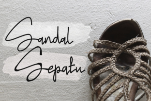 Sandal Sepatu Font for Scroll-Stopping Visuals
