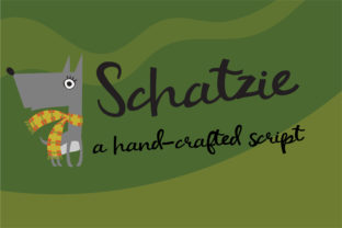 Schatzie: A Casual Script Font for Handmade Brands