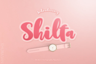 Shilfa Script Typeface for Editorial Design