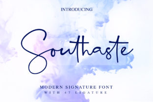 Southaste: A Modern Signature Font for Branding