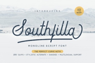 Southfilla Script Typeface for Elegant Branding