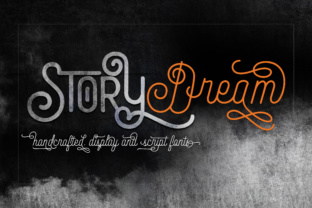 Story Dream Script Font for Modern Crafters