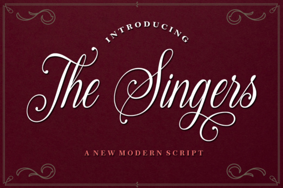 The Singers Font for Modern Business Branding