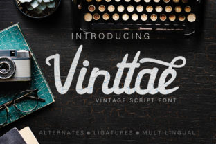 Vinttae: A Bold Vintage Script Typeface for Designers